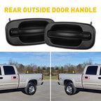 2X Rear Outside Door Handle for Chevy Avalanche 1500 2500 (2002–2006)