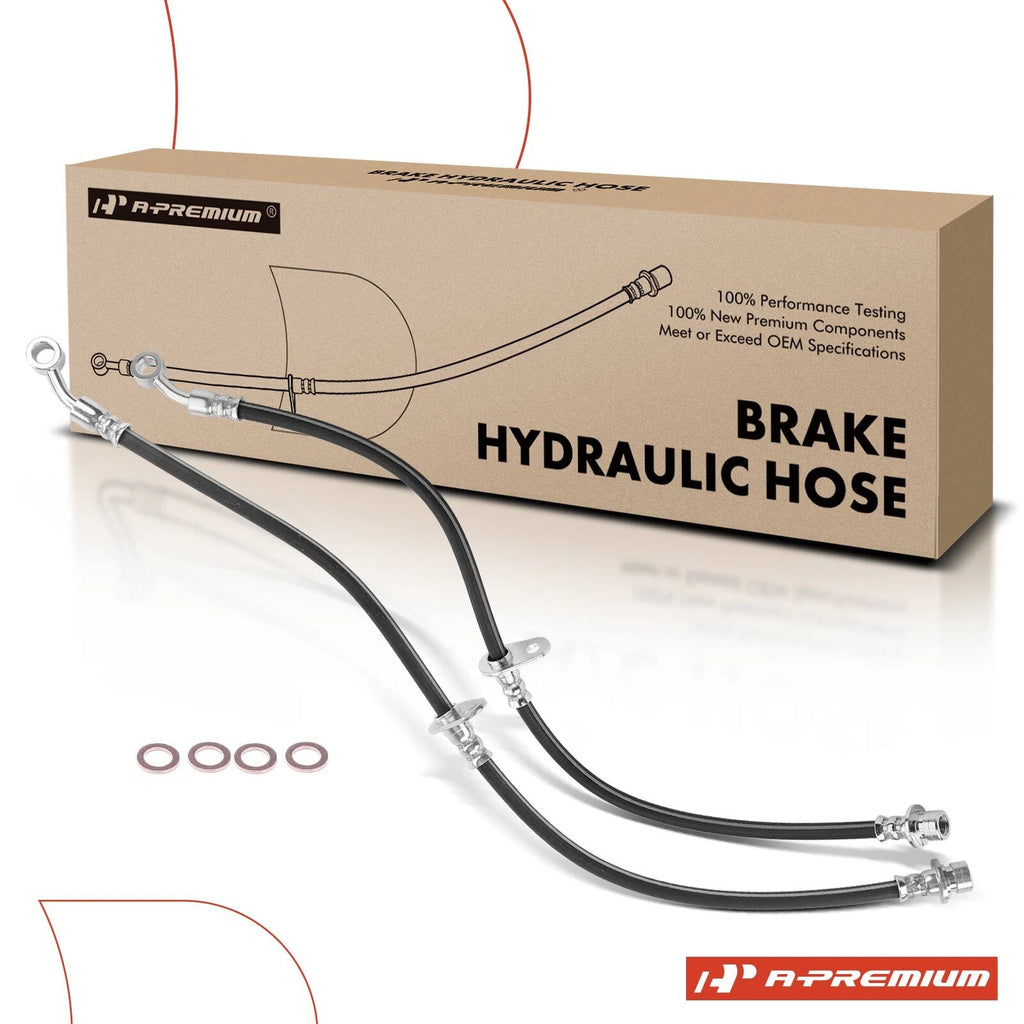 2X Brake Hydraulic Hoses for Honda Civic (2003–2005)