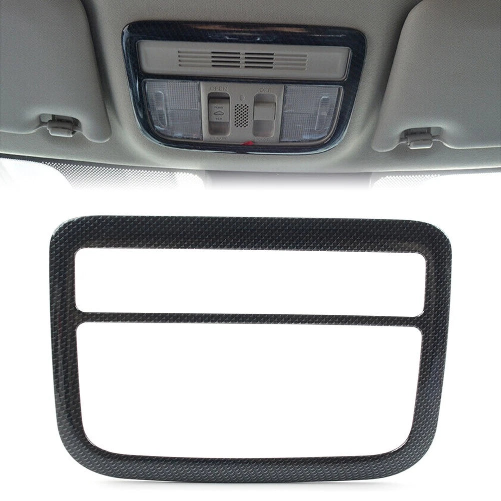 Front Reading Light Lamp Frame Cover Trim for Honda Civic (2016–2020) Carbon Fiber