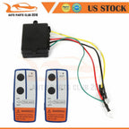 2X Electric Wireless Winch Remote Control Switch Kit for Universal