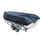 Boat Cover for V-Hull Runabouts (2017–2019) - Trailerable, Black 210D