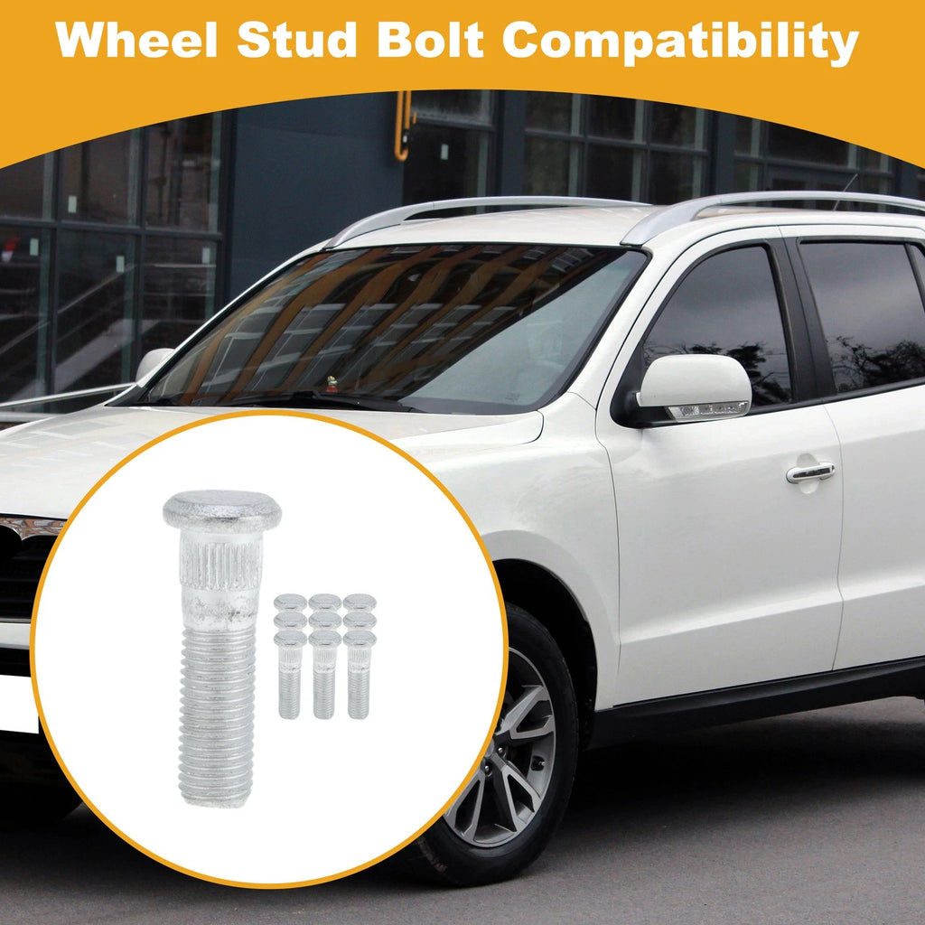 Set of 10 M12x1.5 Wheel Lug Studs for KIA K2 (2011–2017)