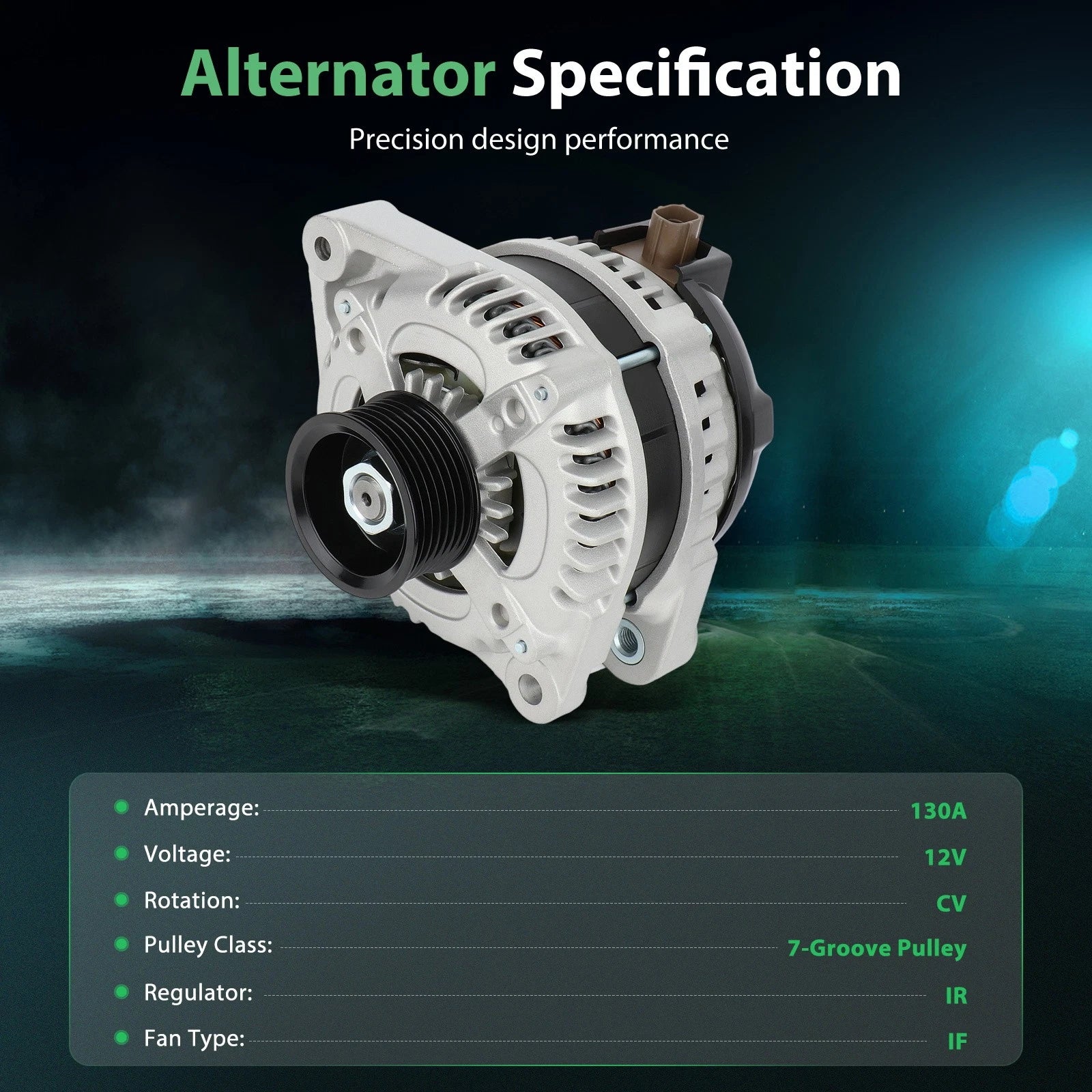 Aluminum Alternator for Honda Accord 2008–2012 2.4L I4