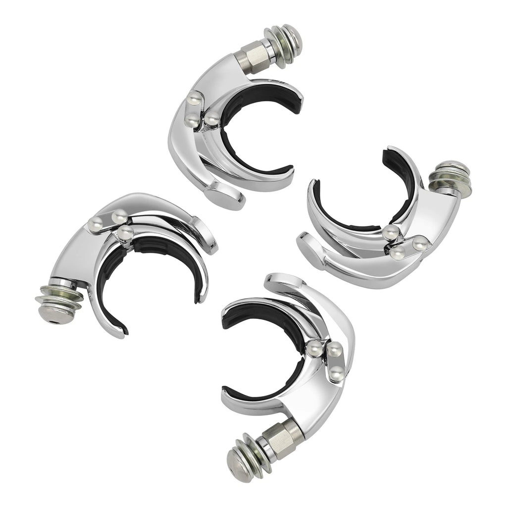 54mm 56mm Windshield Clamps for Harley Low Rider S FXLRS ST FXLRST (2020–2025)