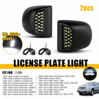 LED License Plate Light for Chevy Silverado GMC 1500 2500 3500 (2014–2023)