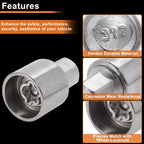 317 Wheel Lock Lug Nut for Mercedes-Benz (Locking Nut Key Socket)