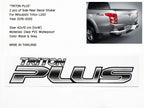 PVC Side Cabin Rear Sticker Decal for Mitsubishi Triton L200 (2015-2019)