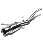 4" Rolled Muffler Tip Stainless Racing Catback Exhaust for Nissan 240SX S14 (1995–1998)