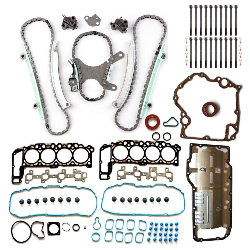 Head Gasket Set with Head Bolts & Timing Cover Gasket for Dodge Ram 1500 (2003)