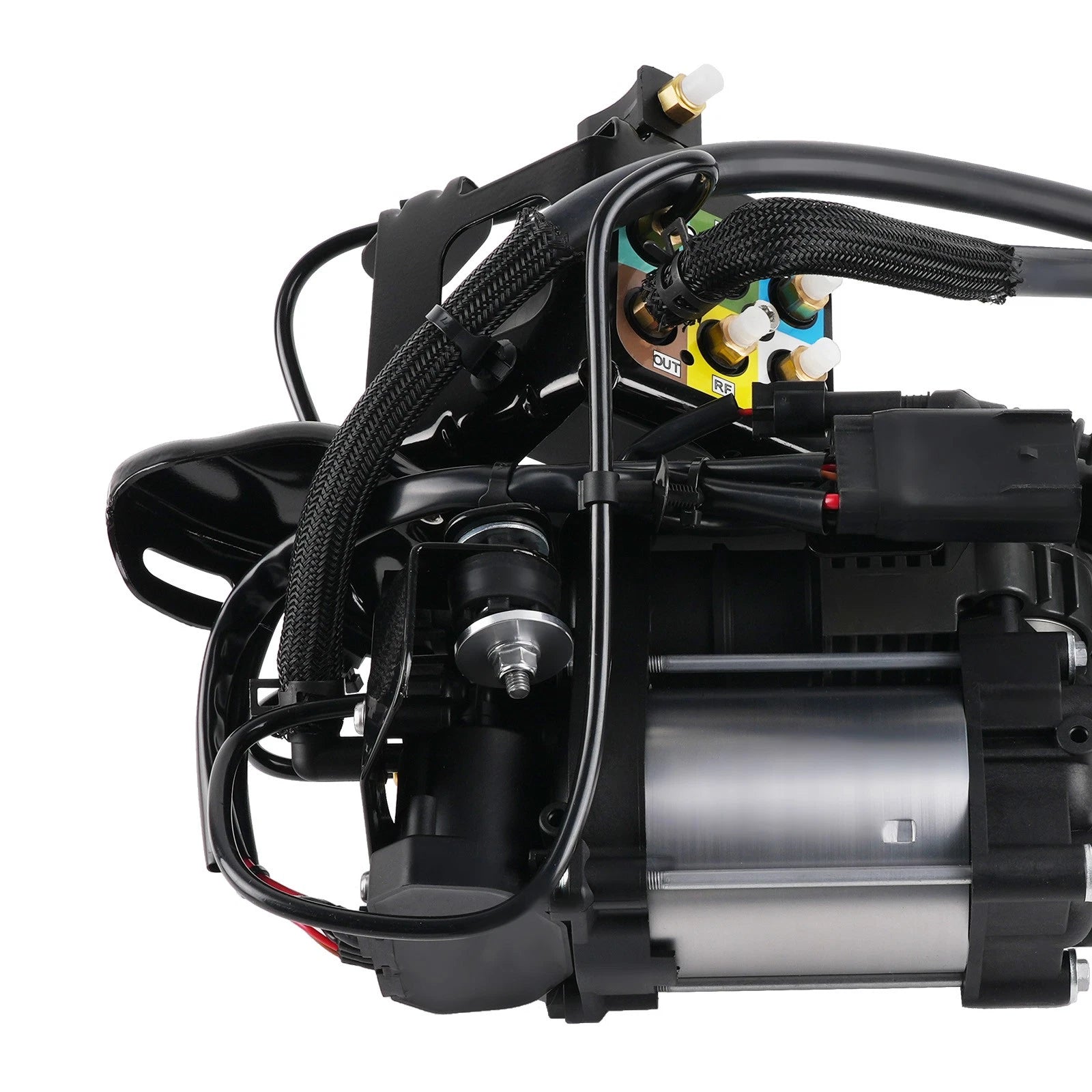 Air Suspension Compressor + Bracket for Dodge Ram 1500 (2013–2018) 68204730AB