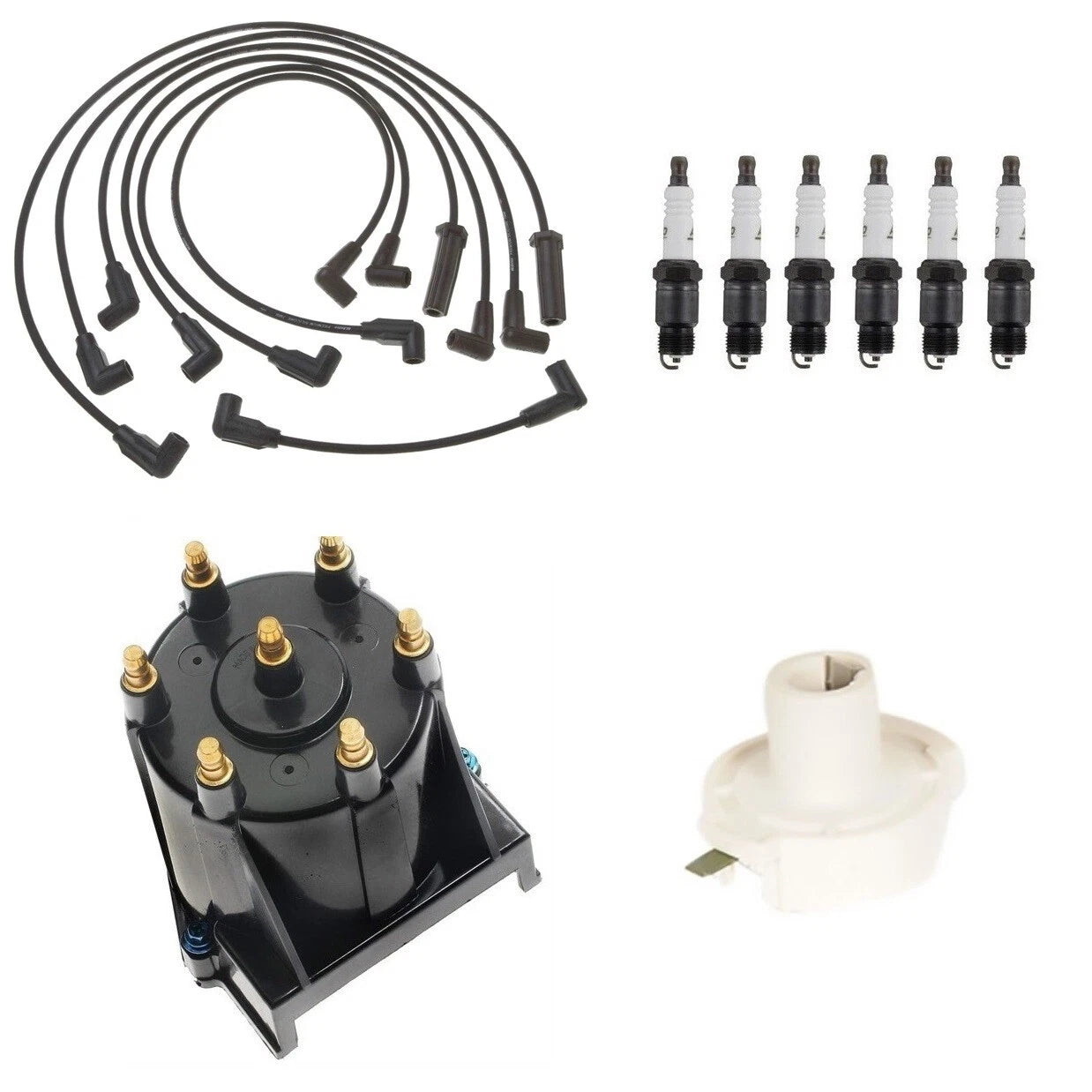 ACDelco Ignition Kit for S10 S15 4.3L V6 (1994–2004) - Rotor, Cap, Wires, Plugs