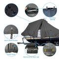 Boat Cover for Sunsation 34 CCX (Hard-Top, Black)