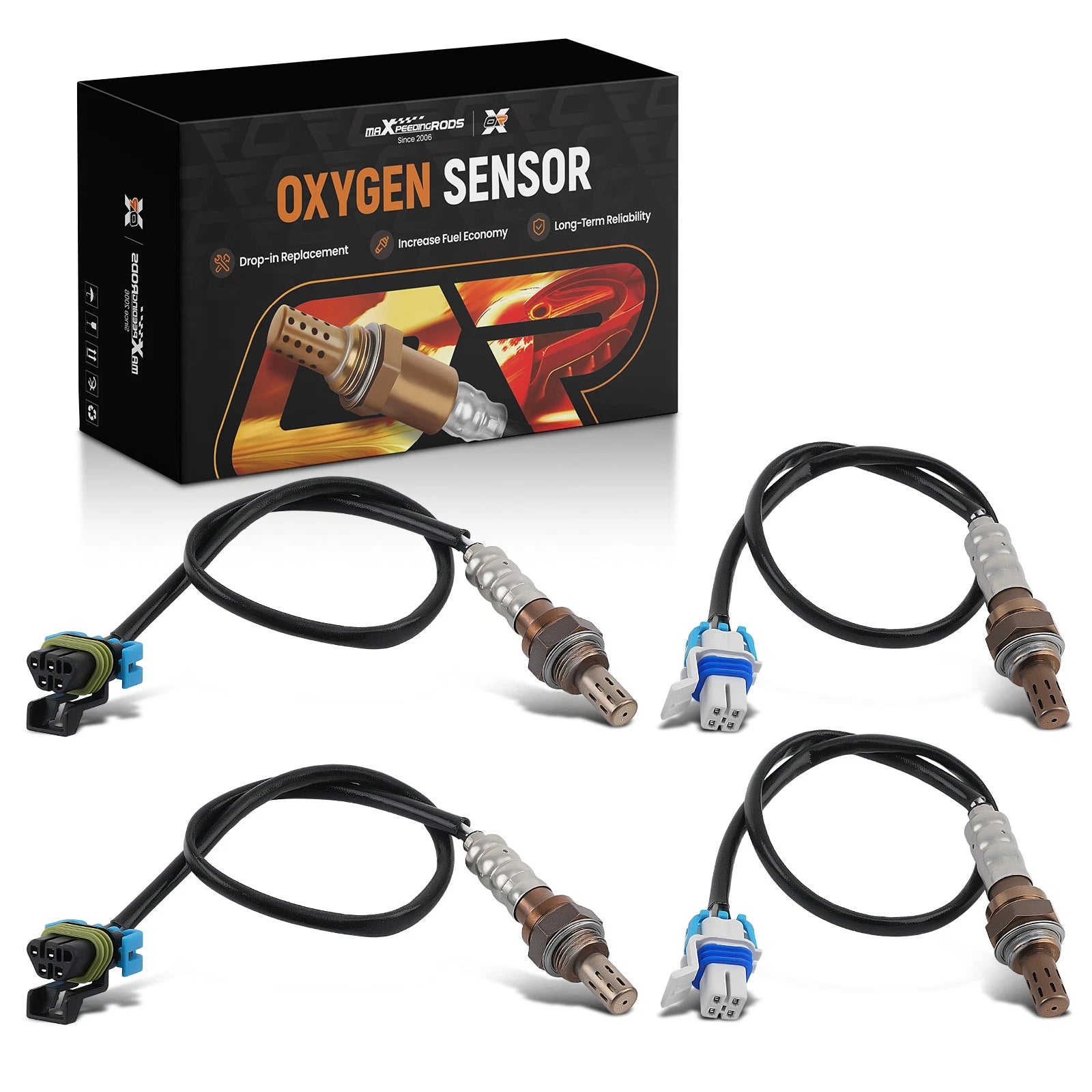 4X Oxygen O2 Sensor for Cadillac Escalade ESV V8 (2002–2006) 213-4229 234-4407