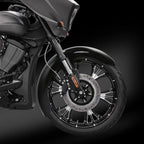 23" Front Fender for Harley Touring Models (2014–2024) - Vivid Black