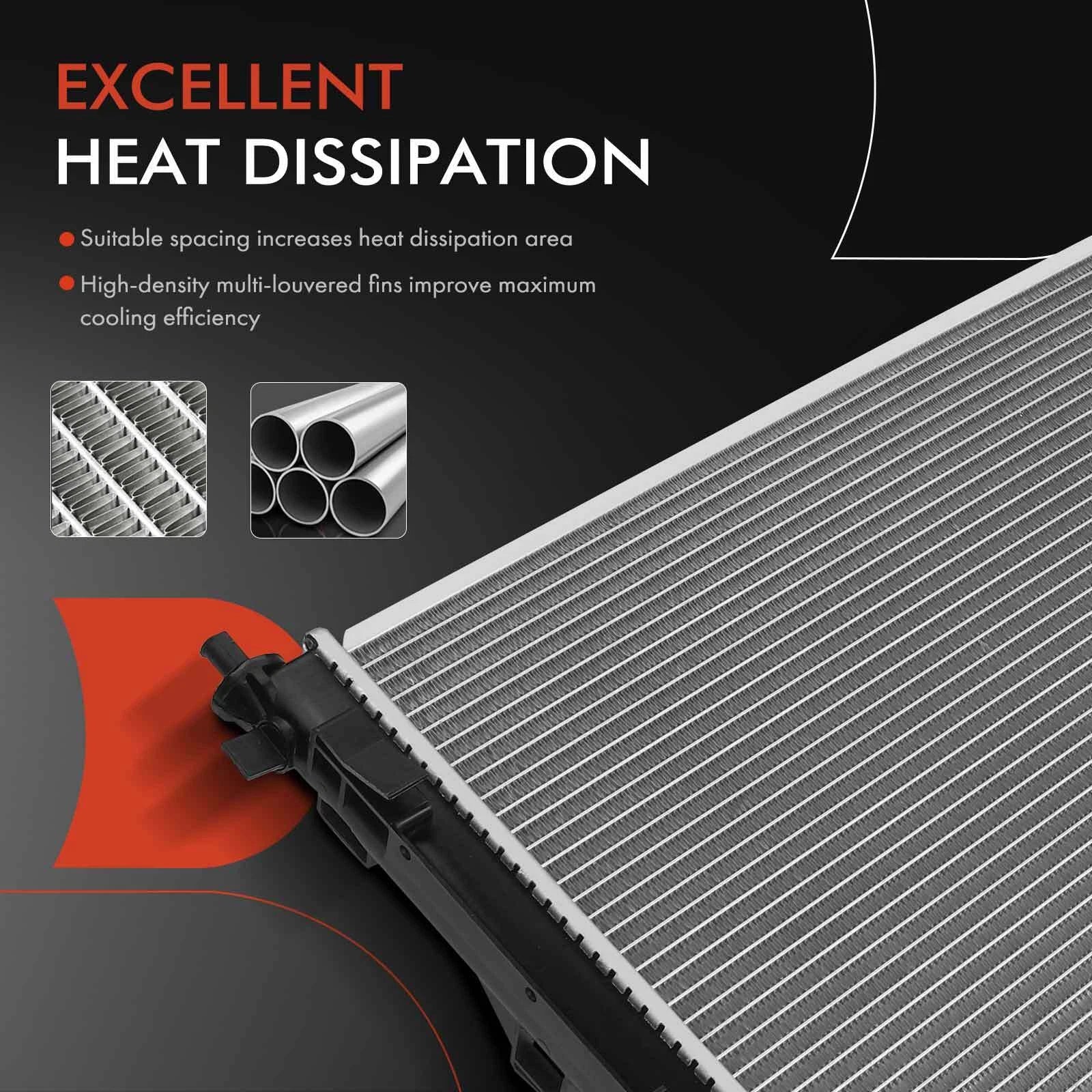 Radiator for Jeep Compass Patriot (2007–2016) Dodge Avenger Caliber