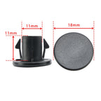 Fairing Mirror Hole Plug Kit Black for Street Glide FLHX/FLHXSE (2024)