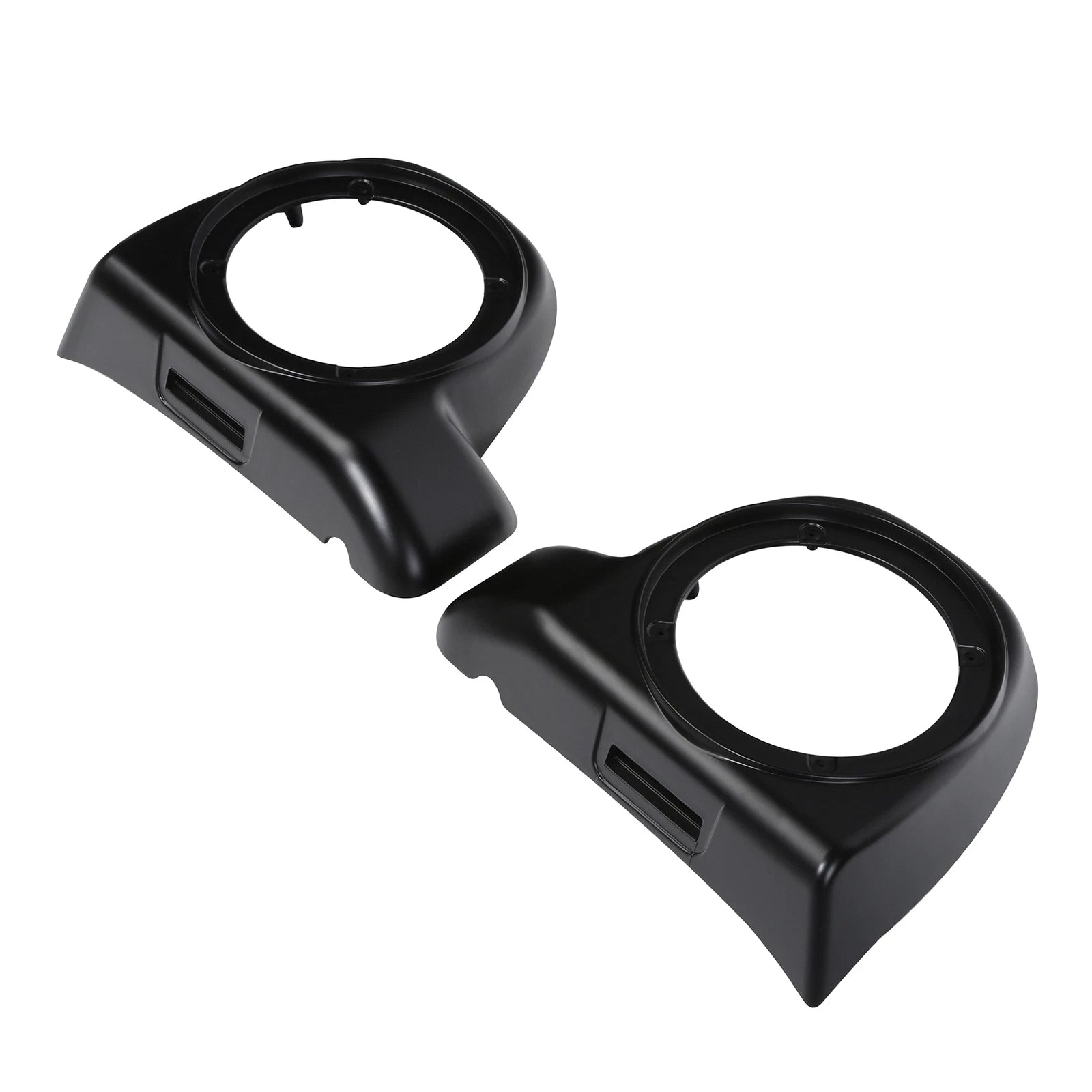 6.5" Speaker Pods for Harley Road Glide (2014–2024) Black Denim