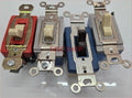Set of 4 Hubbell 15A 120V Toggle Switches for