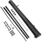 Tonneau Cover 6.7ft Bed Soft Vinyl Roll Up for Nissan Titan 16-2024 W/LED Lamp