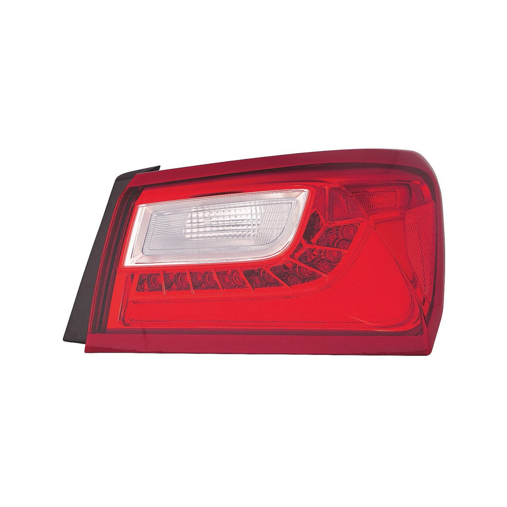 Replacement Passenger LED Outer Tail Light Assembly for 2016-18 Chevy Malibu