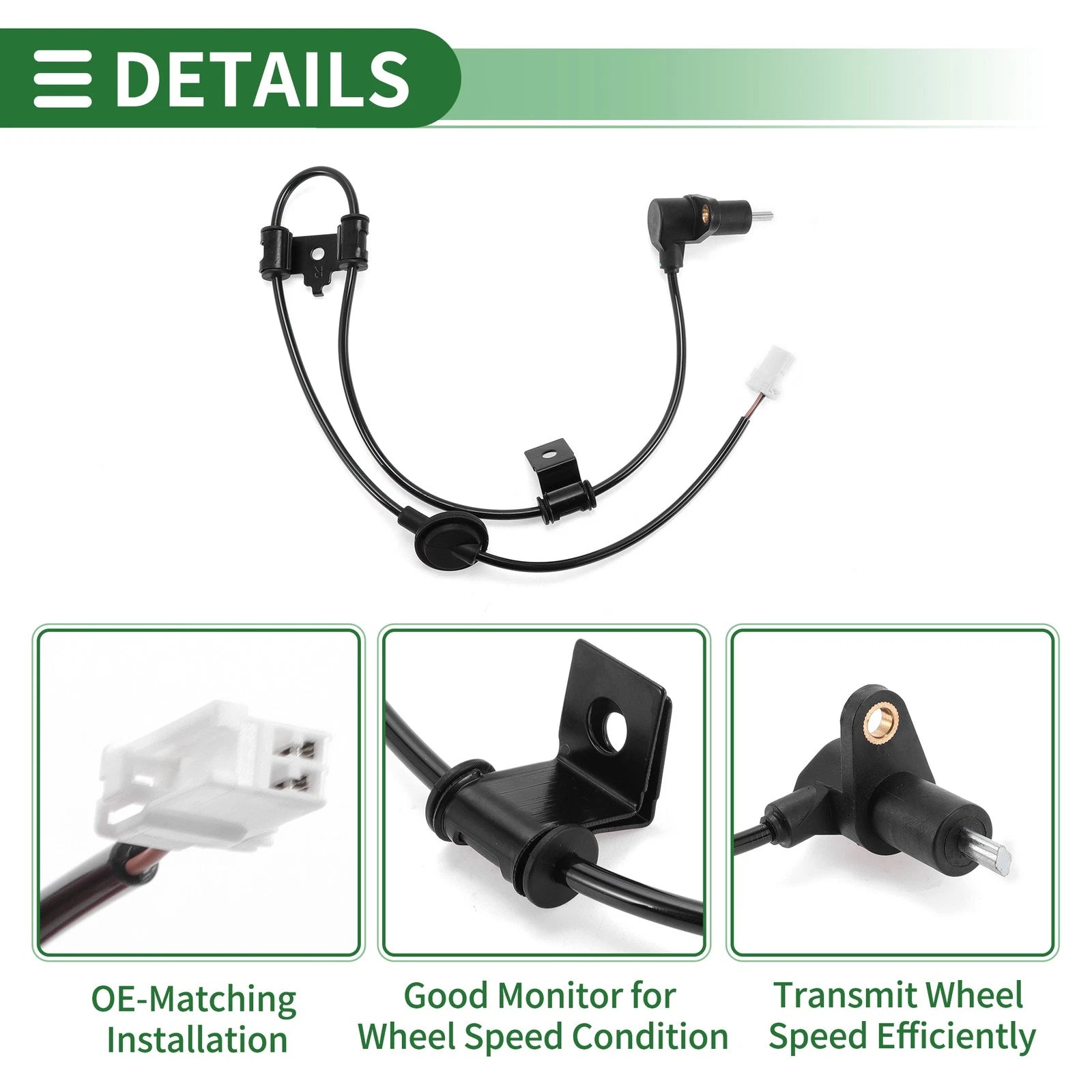 ABS Wheel Speed Sensor No. 9568017100 for Hyundai Matrix (2001–2010)