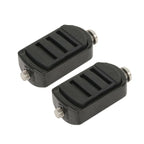 2X Black Heel Toe Shifter Peg for Harley Touring Sportster