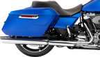 Freedom Seat for Harley-Davidson (2014–2023) - Black Vinyl, Red Stitch