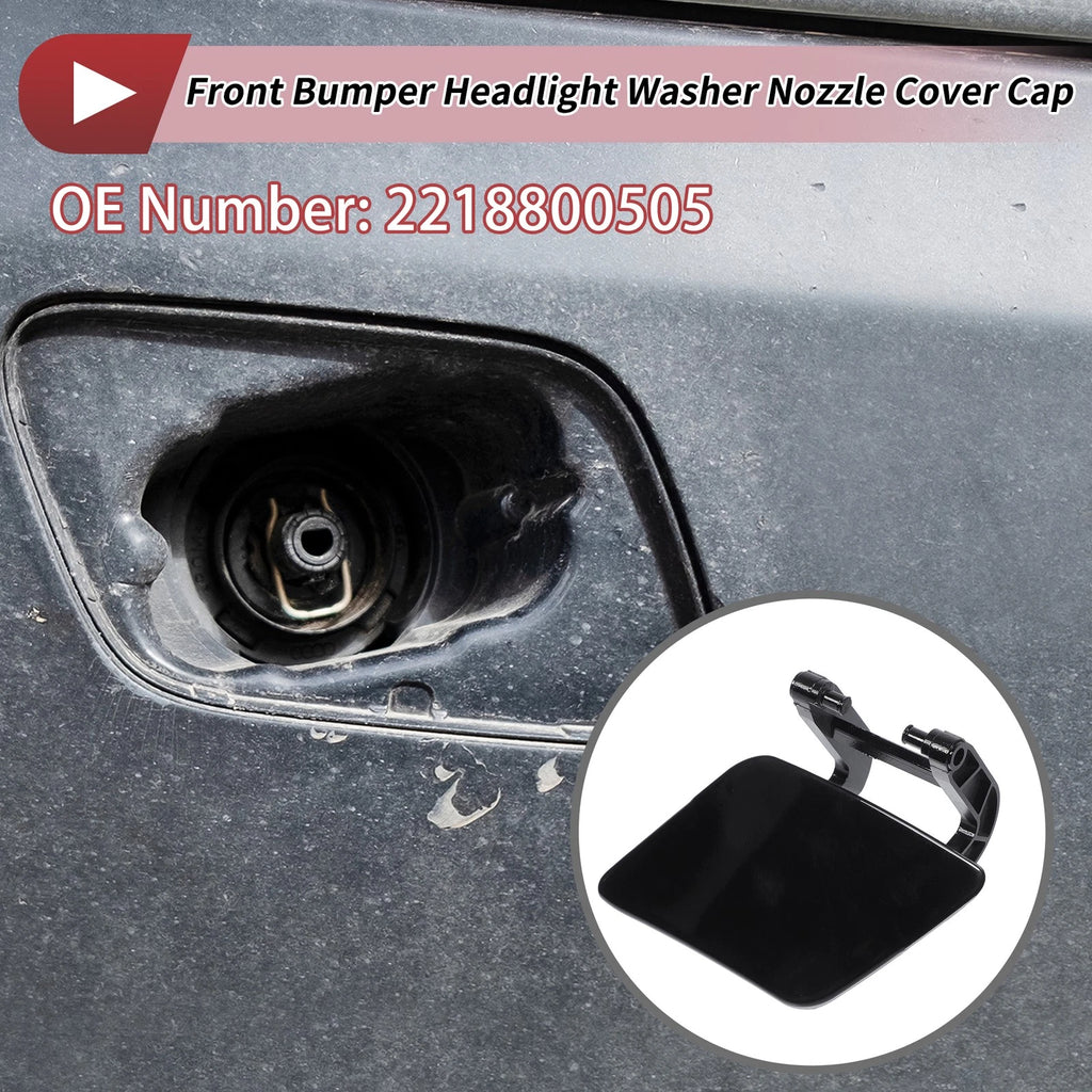 Headlight Washer Nozzle Cover Cap for Mercedes-Benz (1 Pcs)