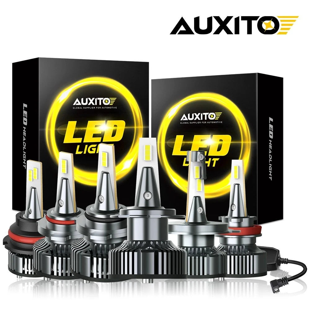 AUXITO LED Headlight Bulbs Conversion Kit 9005 + H11 for