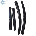 Set of 4 Window Visor Deflectors for Mazda 3 Hatchback (2004-2009)