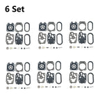 6x Carburetor Overhaul Parts Set for Husqvarna 130BT (Walbro K20-WYA)
