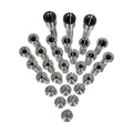 29 Pc R8 Collet Set for Bridgeport (Fractional 1/32" - 1")