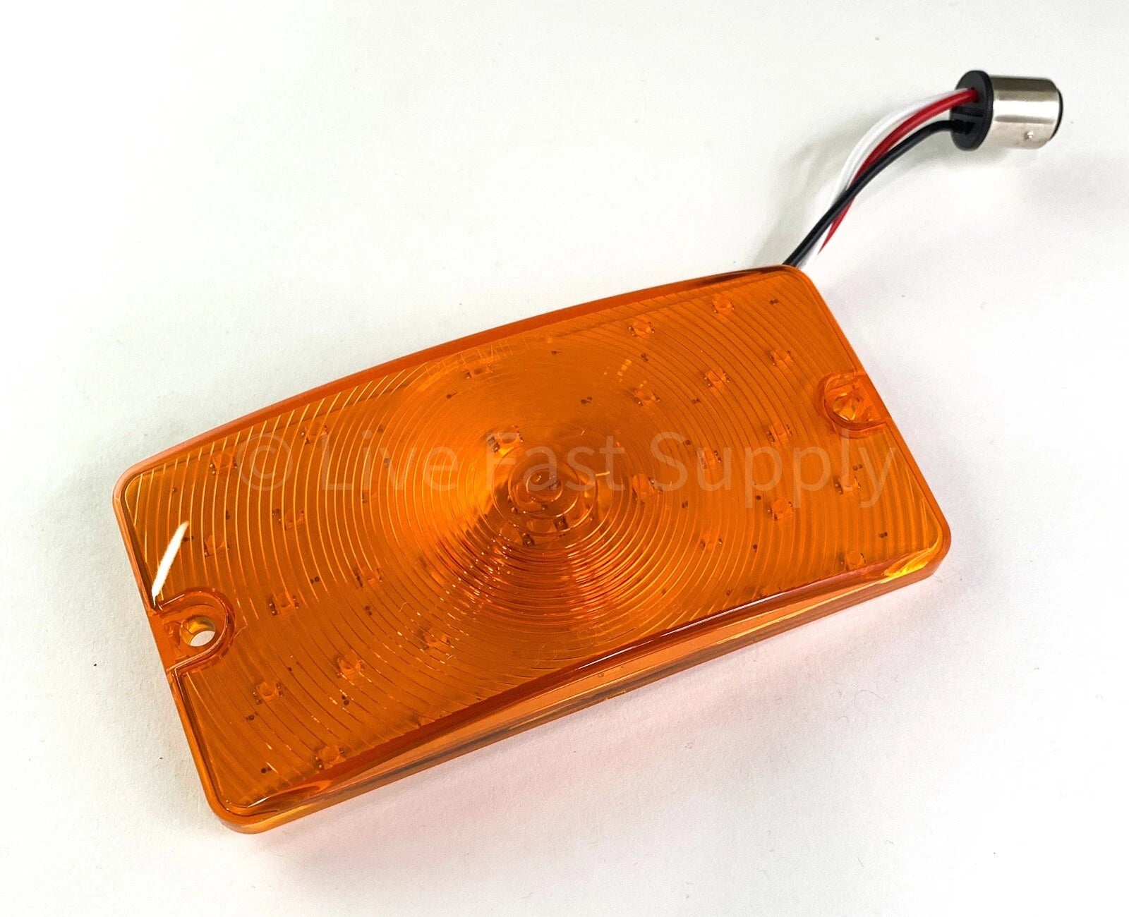 Front LED Amber Parking and Turn Signal Lights Pair for Ford Pickup (1959–1964)