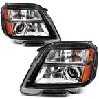 Pair of Black Projector Headlights for GMC Terrain (2016–2017)