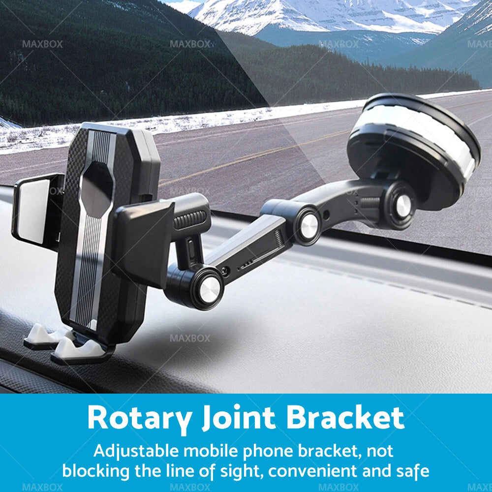 Car Phone Holder Suction Cup Mount for Universal 4.7-6.8 Inch (360°)