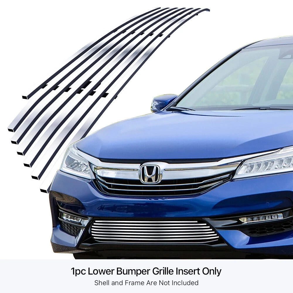 Stainless Chrome Billet Grille Insert for Honda Accord Sedan (2016-2017)