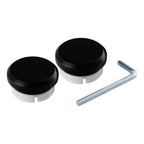 Swingarm Pivot Bolt Covers for Harley Sportster S RH1250 (2021–2026) Vivid Black
