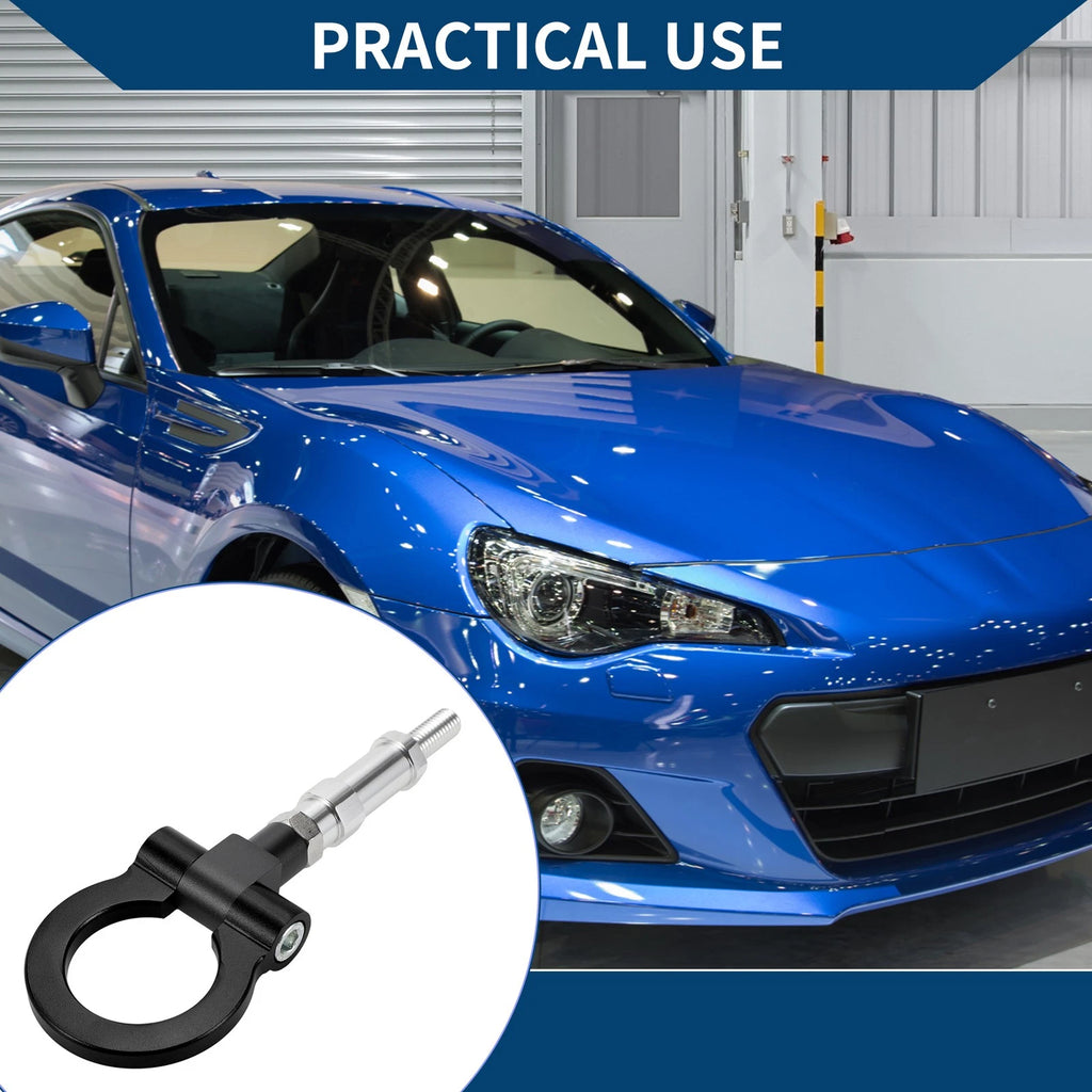 Tow Hook for Honda S2000 (2000–2009) - Metal Towing Hook Ring, Black
