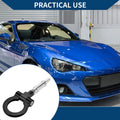 Tow Hook for Honda S2000 (2000–2009) - Metal Towing Hook Ring, Black