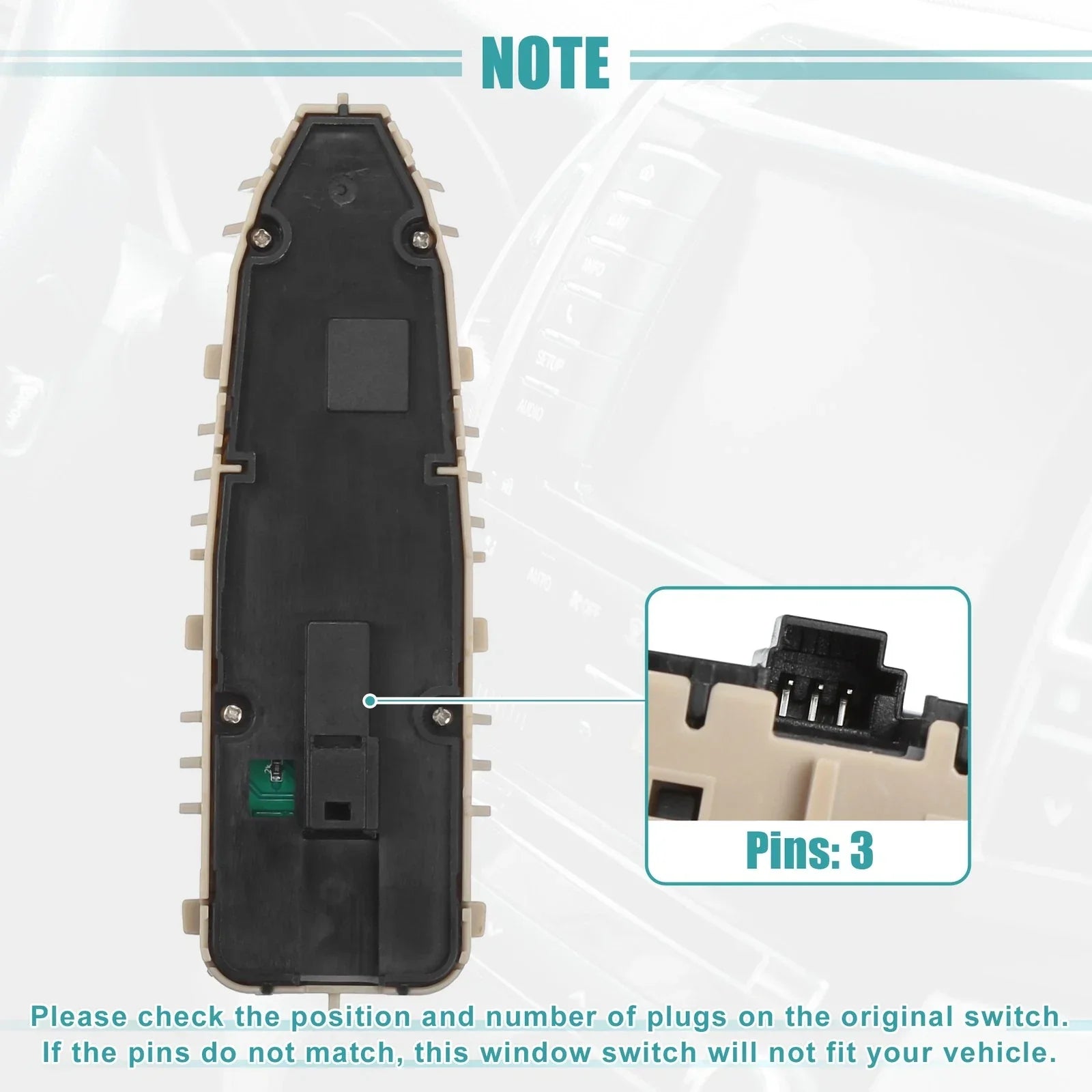 Power Window Switch for Mercedes-Benz GLC300 (2016-2018)