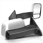 Set of 2 Manual Telescoping Chrome Towing Mirrors for Dodge Ram 1500-5500 (2009–2016)