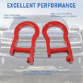 2Pcs Red Tow Hooks for Chevrolet GMC Silverado Sierra 1500 (2007–2019) 84192871