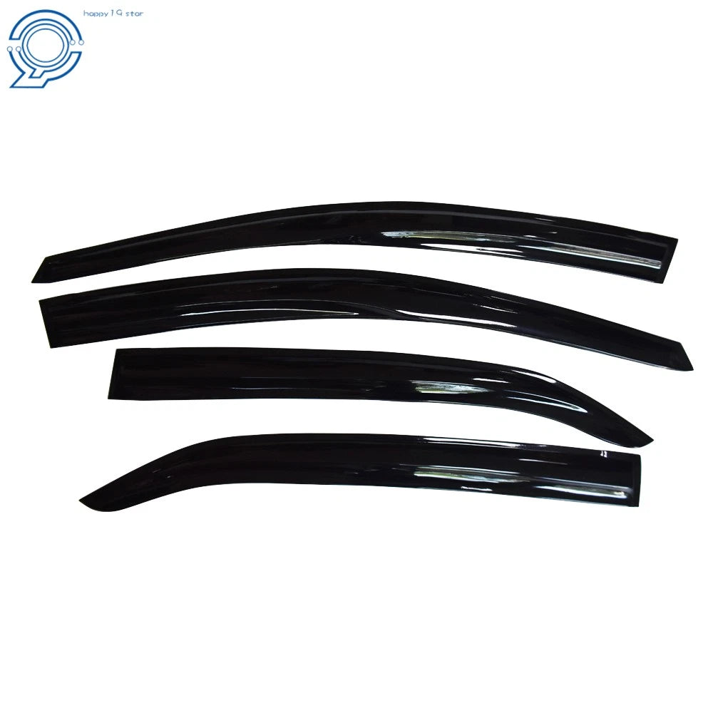 Set of 4 Mugen Style Wavy Window Vent Visors for Toyota Corolla (2014–2019)
