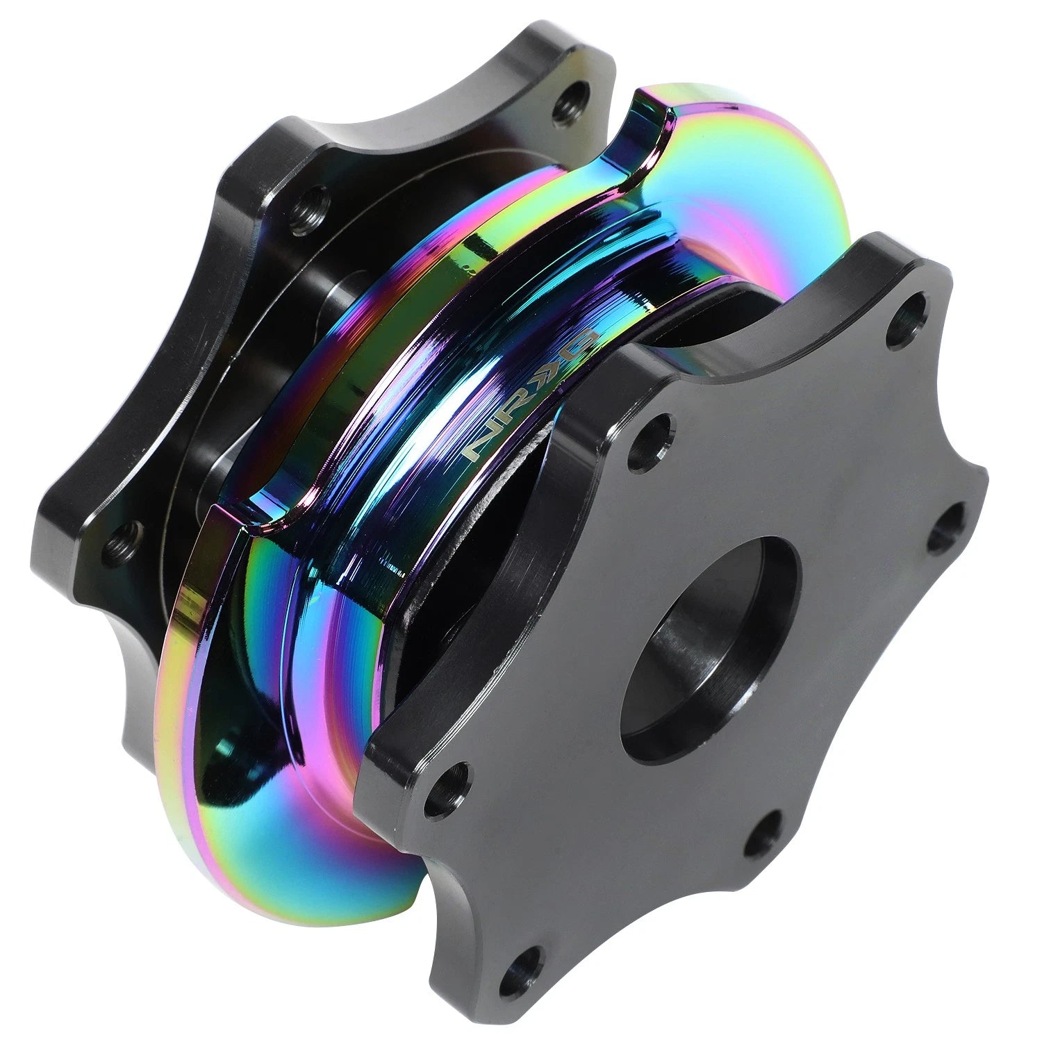 NRG SFI 42.1 Spec D Shaped Steering Wheel Quick Release Adapter for