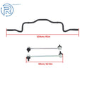 Sway Bar with Bushing Kit for Toyota Corolla Matrix Pontiac Vibe (2003–2013)