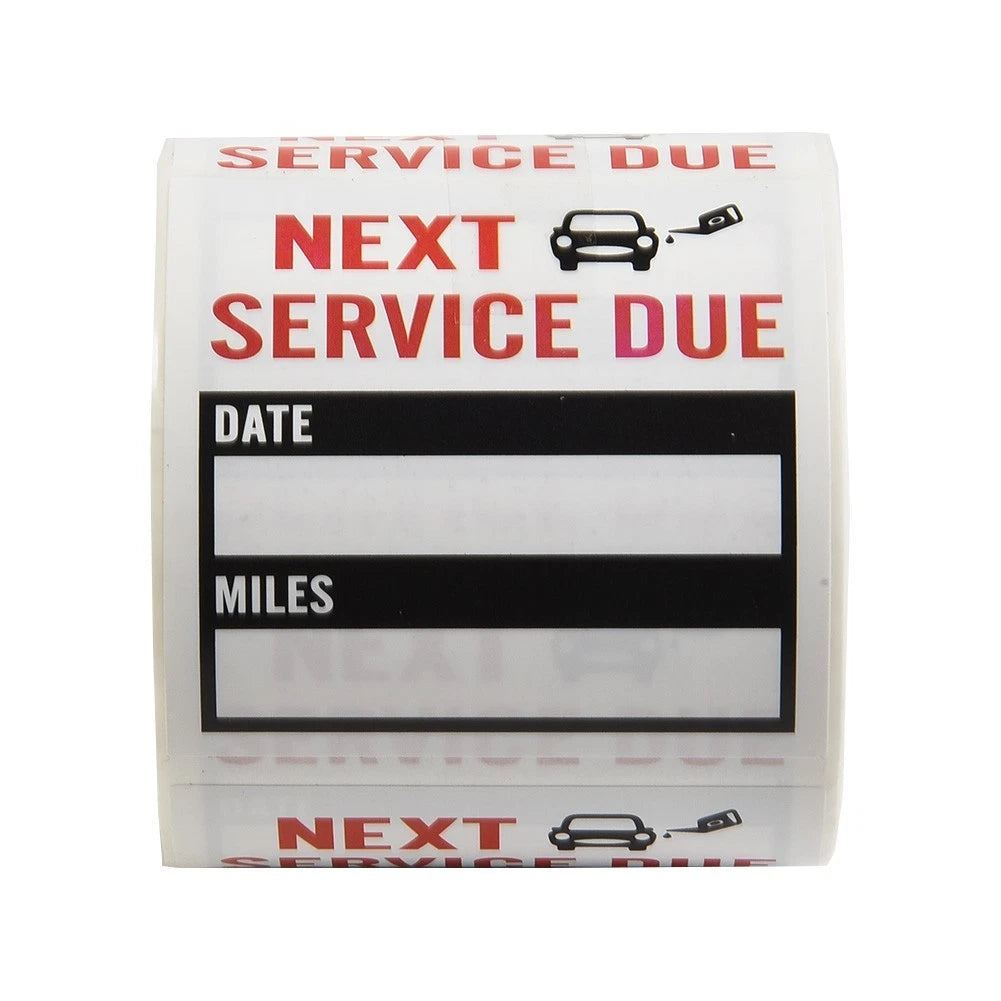 Set of 150 Truck Reminder Stickers for Automotive Tools