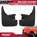 Set of 2 Front Mud Flaps for Ford Bronco (2021–2024)