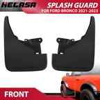 Set of 2 Front Mud Flaps for Ford Bronco (2021–2024)