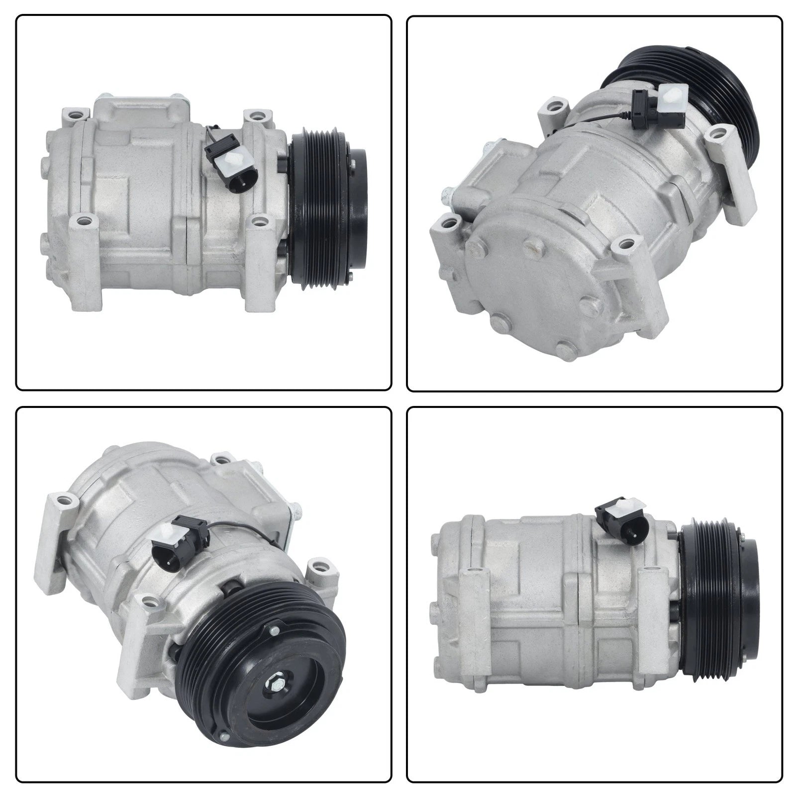 A/C Compressor with Clutch for BMW 323i 325i 328i 525i 530i 740i 750iL 840Ci 850i (1990–2005)