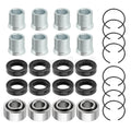 Set of 2 Front Lower/Upper A-Arm Bushings for Honda FourTrax 250 (1987–1992)